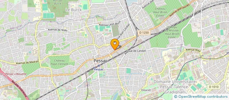 localisation de l'entreprise SCI MENDIOZOLA  PESSAC