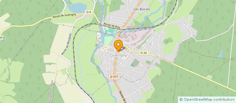 localisation de l'entreprise SCI MENDONCA à GUERIGNY