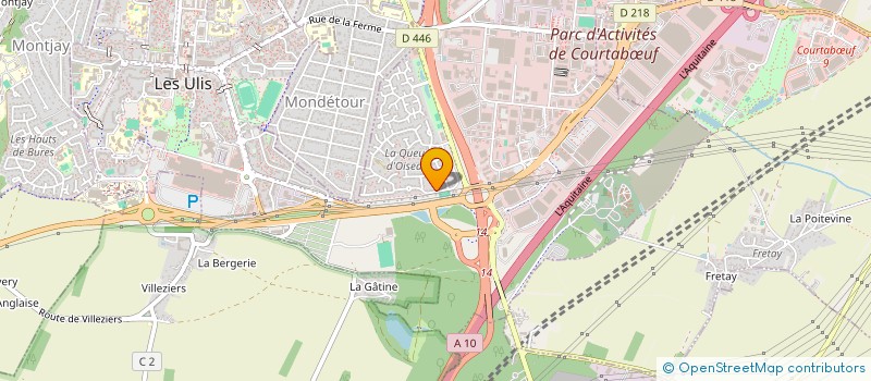 localisation de l'entreprise SCI MENDOSAH à LES ULIS