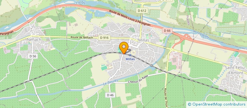 localisation de l'entreprise SCI MENDOZA  MILLAS