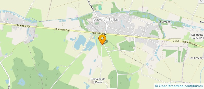 localisation de l'entreprise SCI MENEAU-GERIN à NEUVY-EN-SULLIAS