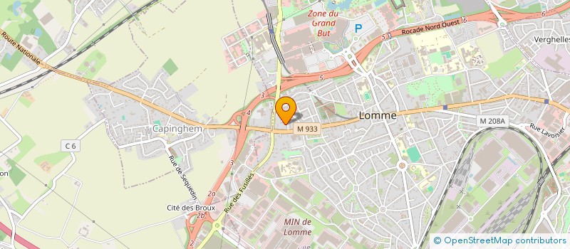 localisation de l'entreprise SCI MENET CAPINGHEM à LILLE