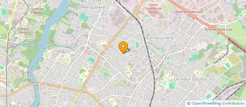 localisation de l'entreprise SCI MENETRIER  NANTES