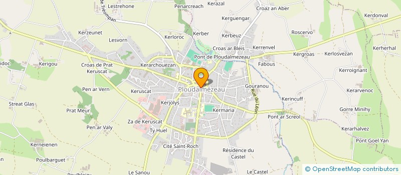 localisation de l'entreprise SCI MENEUR  PLOUGUIN