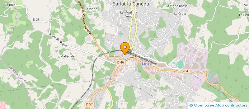 localisation de l'entreprise SCI MENG à SARLAT-LA-CANEDA