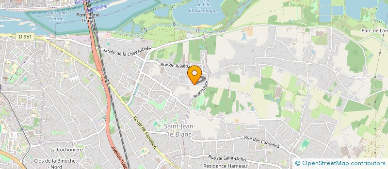 localisation de l'entreprise SCI MENGELLE DUPONT  SAINT-JEAN-LE-BLANC