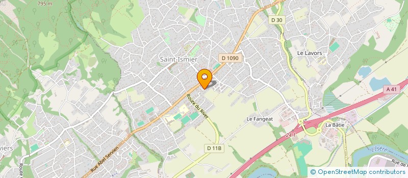 localisation de l'entreprise SCI MENGOTS à SAINT-ISMIER