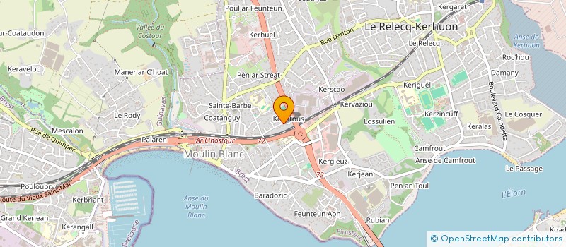 localisation de l'entreprise SCI MENHIRR  PLOUNEVENTER