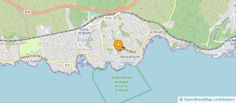 localisation de l'entreprise SCI MENICHETTI  CARRY-LE-ROUET