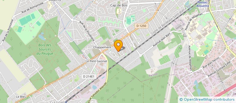 localisation de l'entreprise SCI MENIER  PESSAC