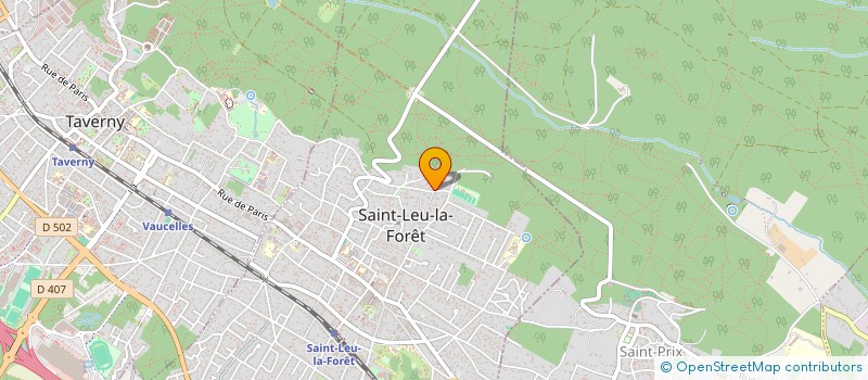 localisation de l'entreprise SCI MENILUCE  SAINT-LEU-LA-FORET