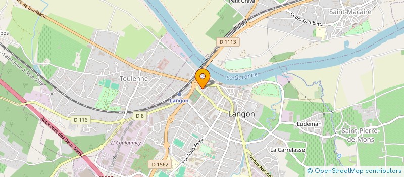 localisation de l'entreprise SCI MENIMA à LANGON