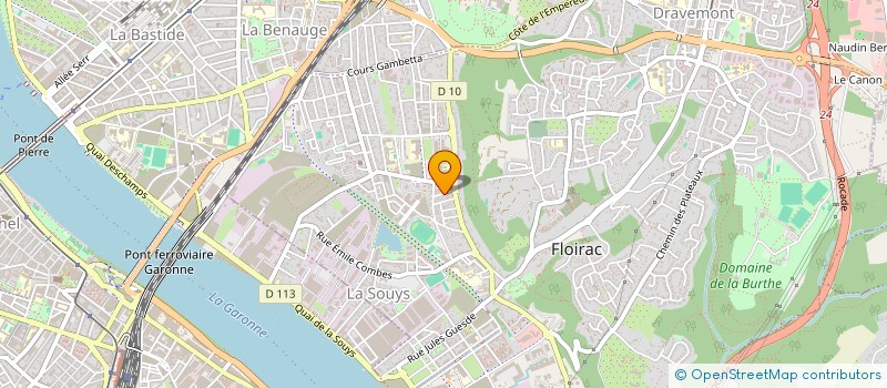 localisation de l'entreprise SCI MENINE  FLOIRAC