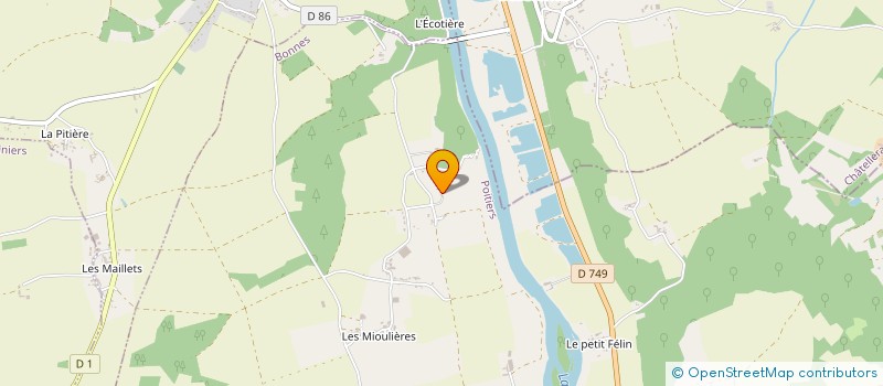localisation de l'entreprise SCI MENISEAU à BONNES