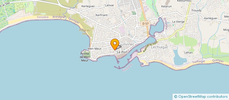 localisation de l'entreprise SCI MENN MEUR 91  GUILVINEC
