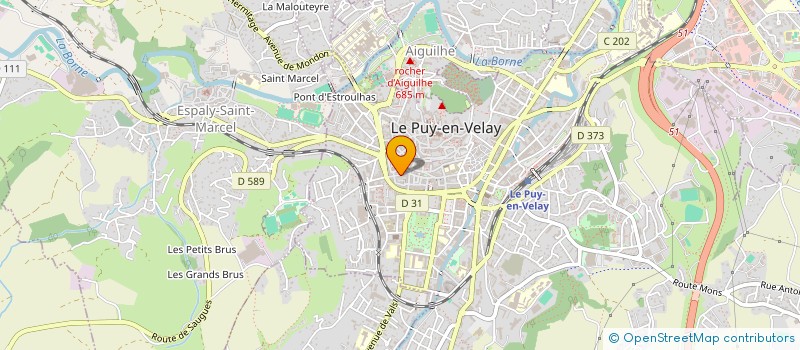 localisation de l'entreprise SCI MENNA  LE PUY-EN-VELAY