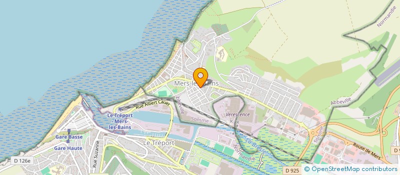 localisation de l'entreprise SCI MENNESSIER  MERS-LES-BAINS