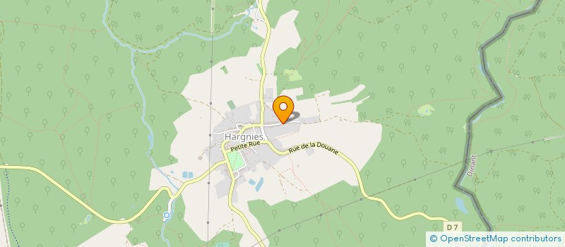 localisation de l'entreprise SCI MENNESSON  HARGNIES