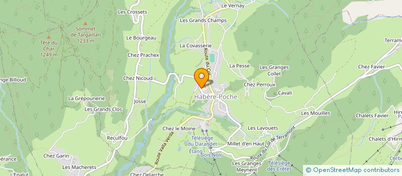 localisation de l'entreprise SCI MENOGE C.J  HABERE-POCHE