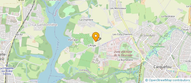 localisation de l'entreprise SCI MENOGS  CARQUEFOU