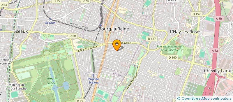 localisation de l'entreprise SCI MENONVILLE à BOURG-LA-REINE