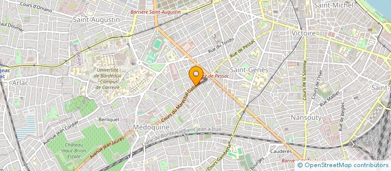 localisation de l'entreprise SCI MENOT  BORDEAUX