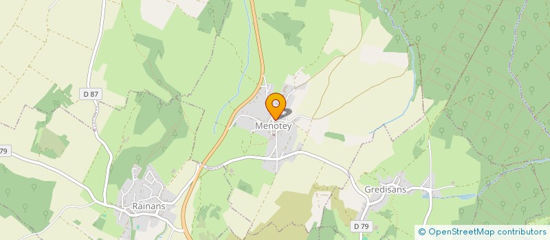 localisation de l'entreprise SCI MENOTEYERE  MENOTEY