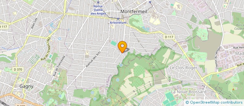 localisation de l'entreprise SCI MENPHYS à MONTFERMEIL