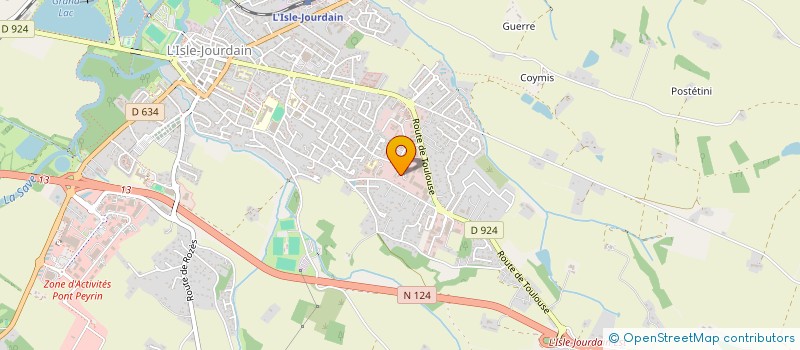 localisation de l'entreprise SCI MENR  L'ISLE-JOURDAIN