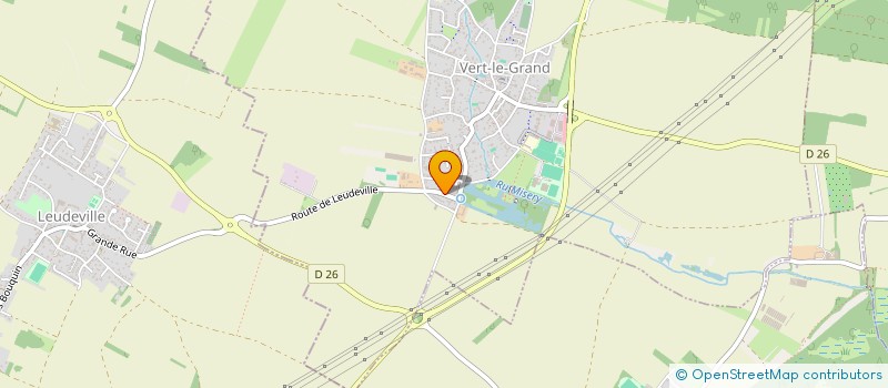 localisation de l'entreprise SCI MENS  VERT-LE-GRAND