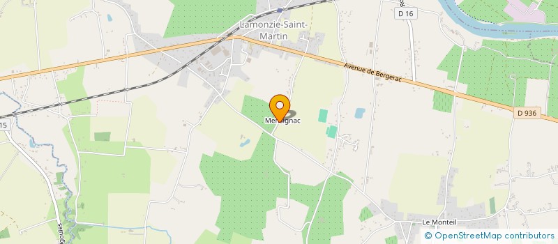 localisation de l'entreprise SCI MENSIGNAC  LAMONZIE-SAINT-MARTIN