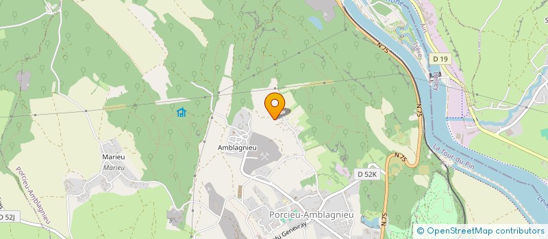 localisation de l'entreprise SCI MENTALO  PORCIEU-AMBLAGNIEU