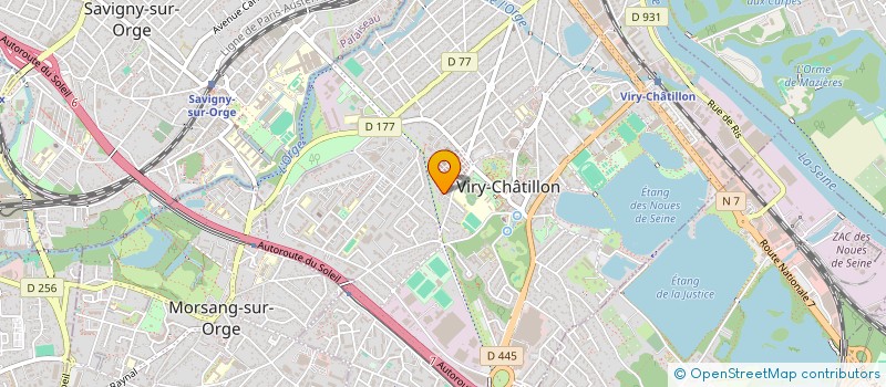 localisation de l'entreprise SCI MENTINPOL à VIRY-CHATILLON