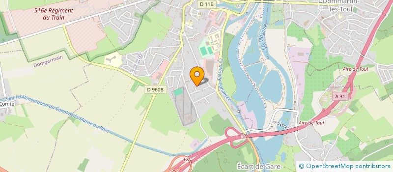 localisation de l'entreprise SCI MENTOR  TOUL