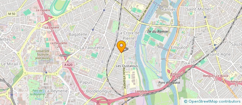 localisation de l'entreprise SCI MENTOSTEO à TOULOUSE