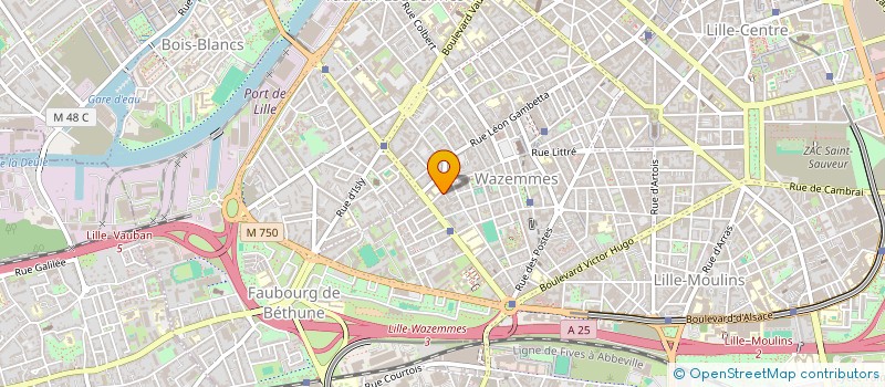localisation de l'entreprise SCI MENU DE SAISON à LILLE