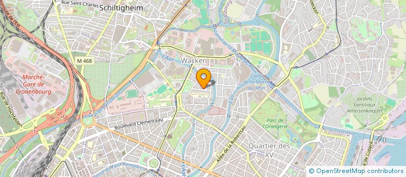 localisation de l'entreprise SCI MENUET  STRASBOURG