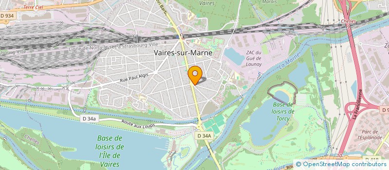 localisation de l'entreprise SCI MENXIA  VAIRES-SUR-MARNE