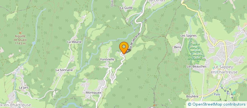 localisation de l'entreprise SCI MENY-BOUCHER  QUAIX-EN-CHARTREUSE