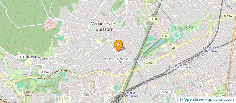 localisation de l'entreprise SCI MENZEL à VERRIERES-LE-BUISSON