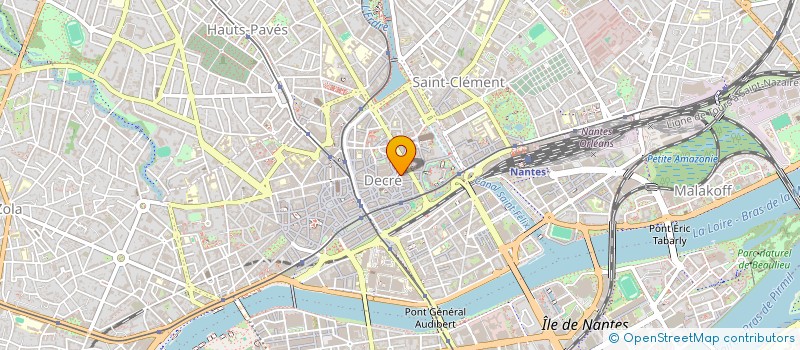 localisation de l'entreprise SCI MEODAL  NANTES