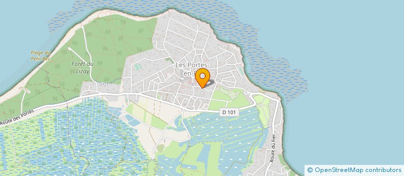 localisation de l'entreprise SCI MEON  LES PORTES EN RE