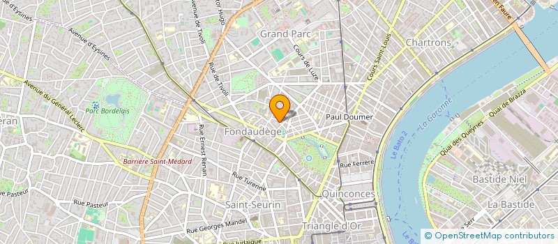 localisation de l'entreprise SCI MEP DE GUIALET  BORDEAUX