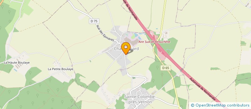 localisation de l'entreprise SCI MEPAC  CHAMPENARD