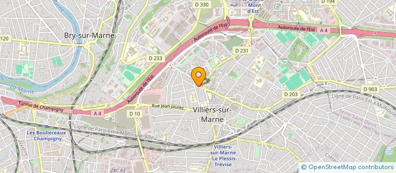 localisation de l'entreprise SCI MEPEL  VILLIERS-SUR-MARNE