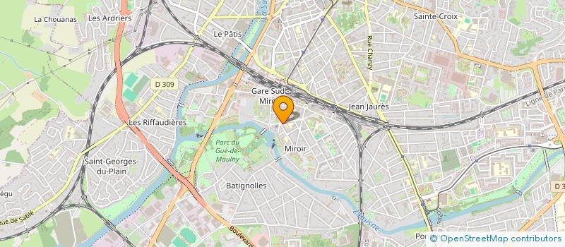 localisation de l'entreprise SCI MEPIN  LE MANS