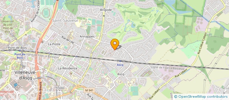 localisation de l'entreprise SCI MEPLON à VILLENEUVE-D'ASCQ