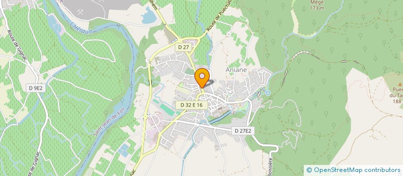 localisation de l'entreprise SCI MEPOINT  ANIANE