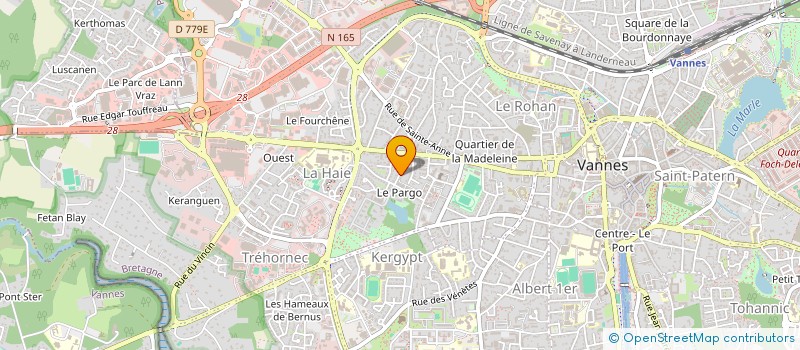 localisation de l'entreprise SCI MEPOR à VANNES