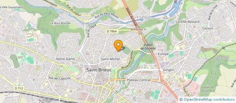 localisation de l'entreprise SCI MER à SAINT-BRIEUC